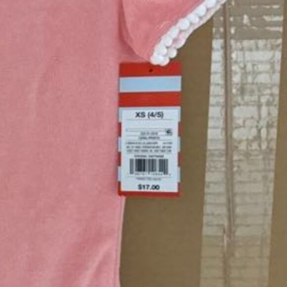 Cat & Jack Coral Swimsuit Coverup New - Picture 3 of 3